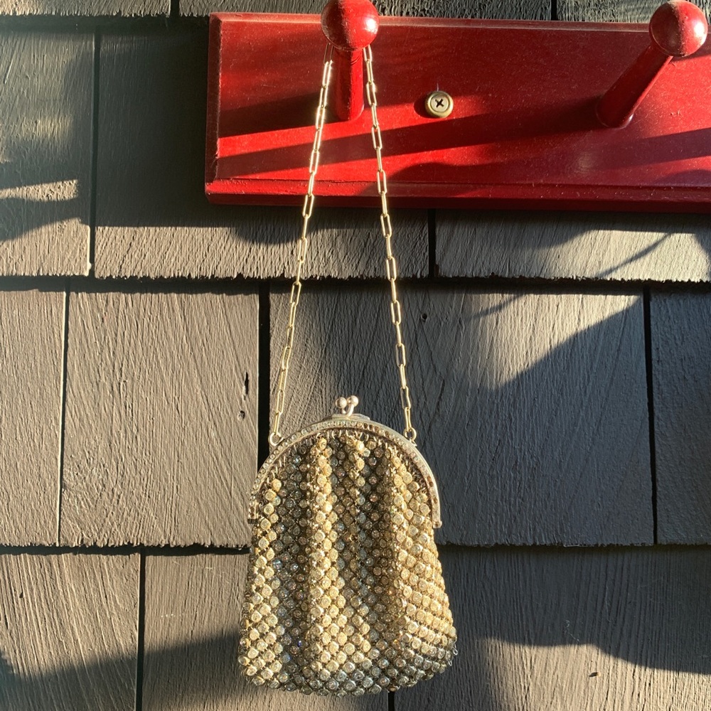 Vintage | Prong Set Rhinestone Evening Bag